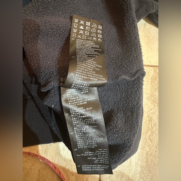 Vintage Sandro Paris Sweatshirt Size M Ptp 21 - Picture 5 of 5